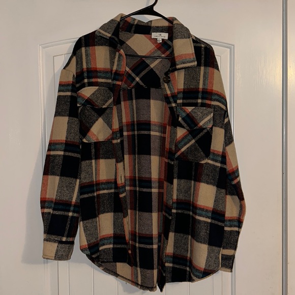 Jackets & Blazers - NWOT flannel shacket